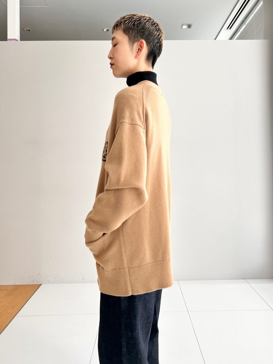 OCHIAIさんの「DRESSTERIOR｜レタードニットカーディガン」を使ったコーディネート