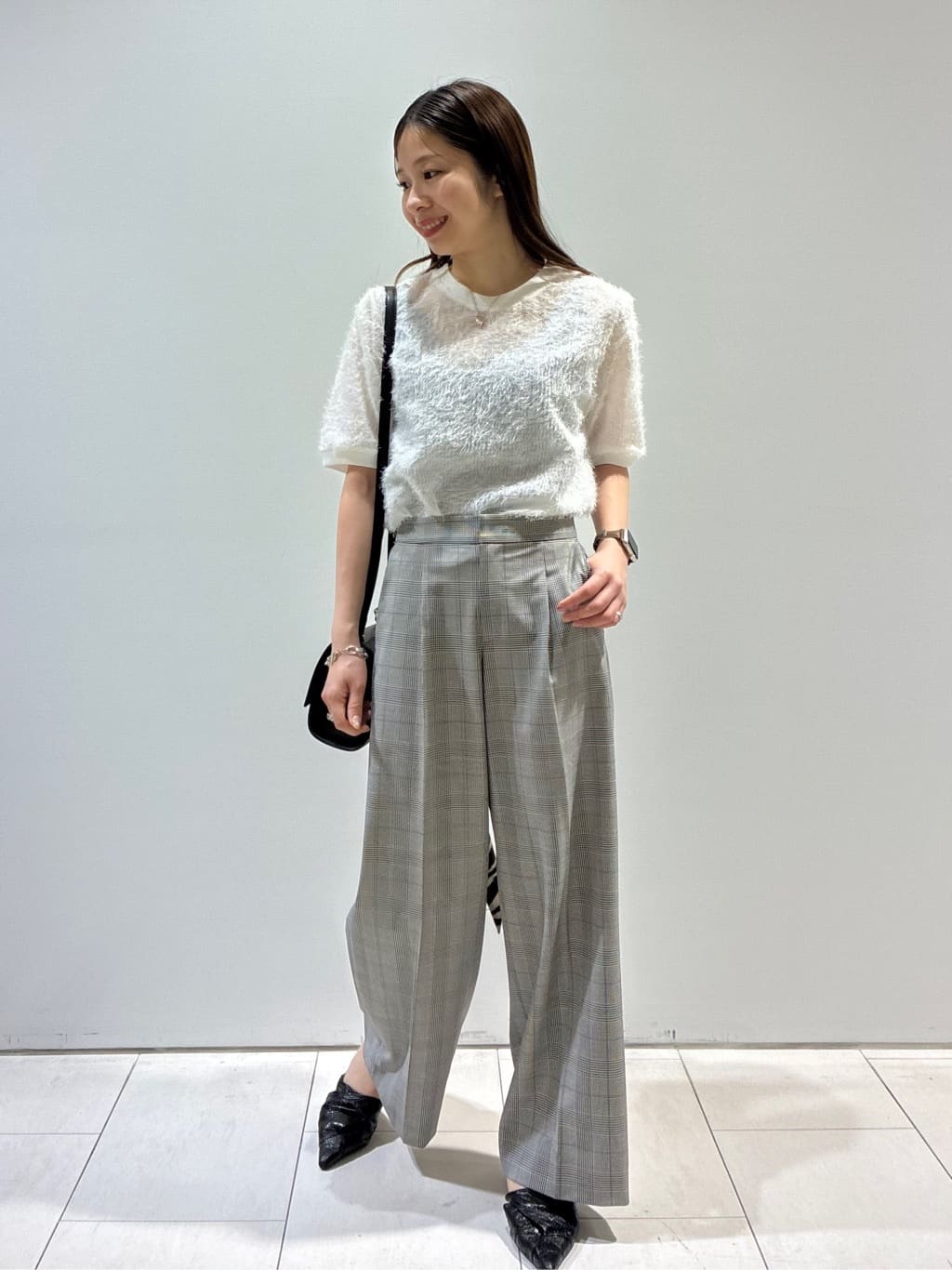 KAOさんの「INDIVI｜ヘアリージャカードトップス」を使ったコーディネート