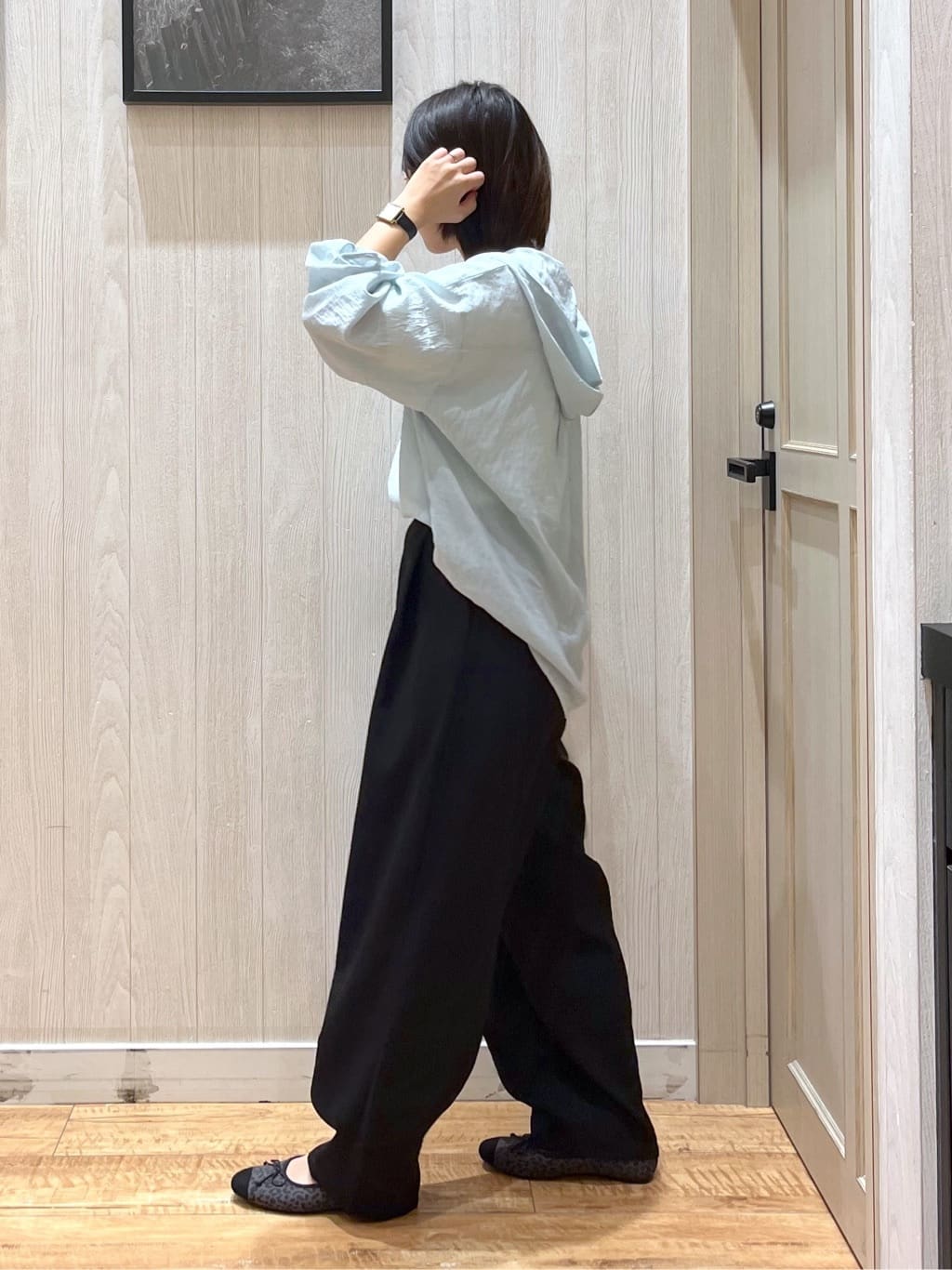 shirayuuuさんの「SHOO･LA･RUE｜【S-LL/ひんやり/前後2WAY】シンプルだから使いやすい テレコTシャツ」を使ったコーディネート