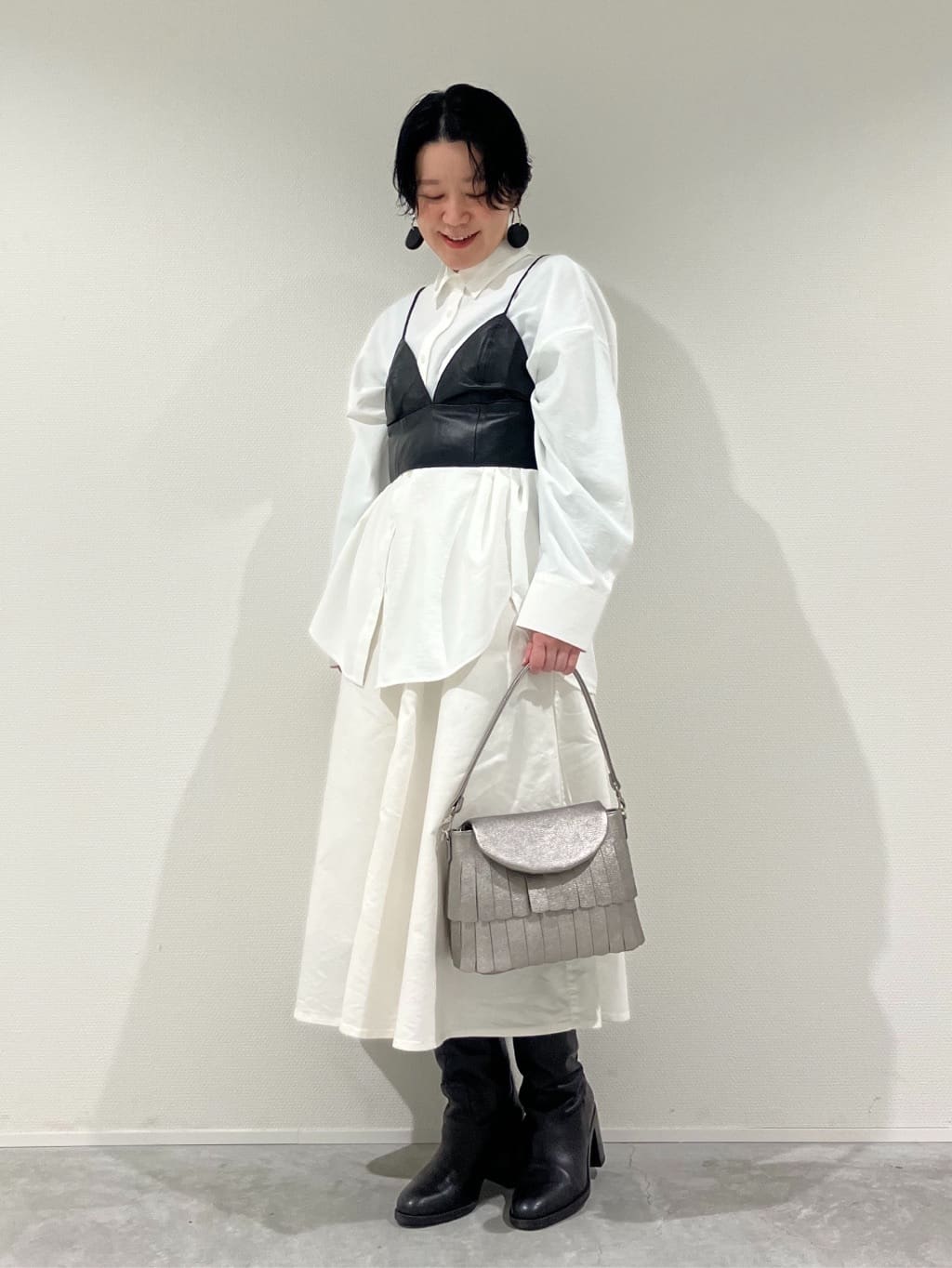 Cさんの「HIROKO HAYASHI｜FRANGIA（フランジャ）ショルダーバッグ」を使ったコーディネート