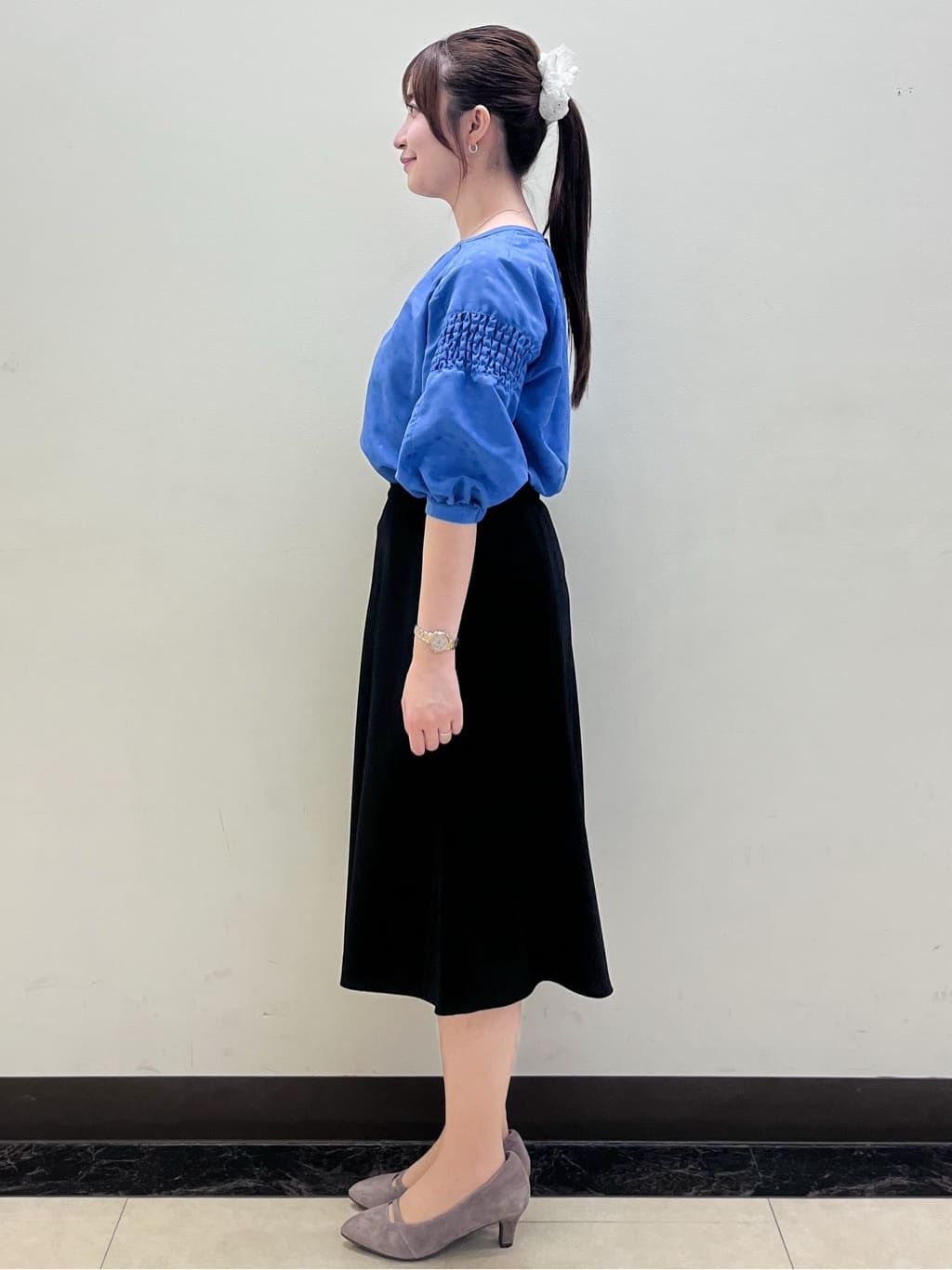 mikikoさんの「Reflect｜【一枚で着映える◎】レオパード風ジャカードブラウス」を使ったコーディネート