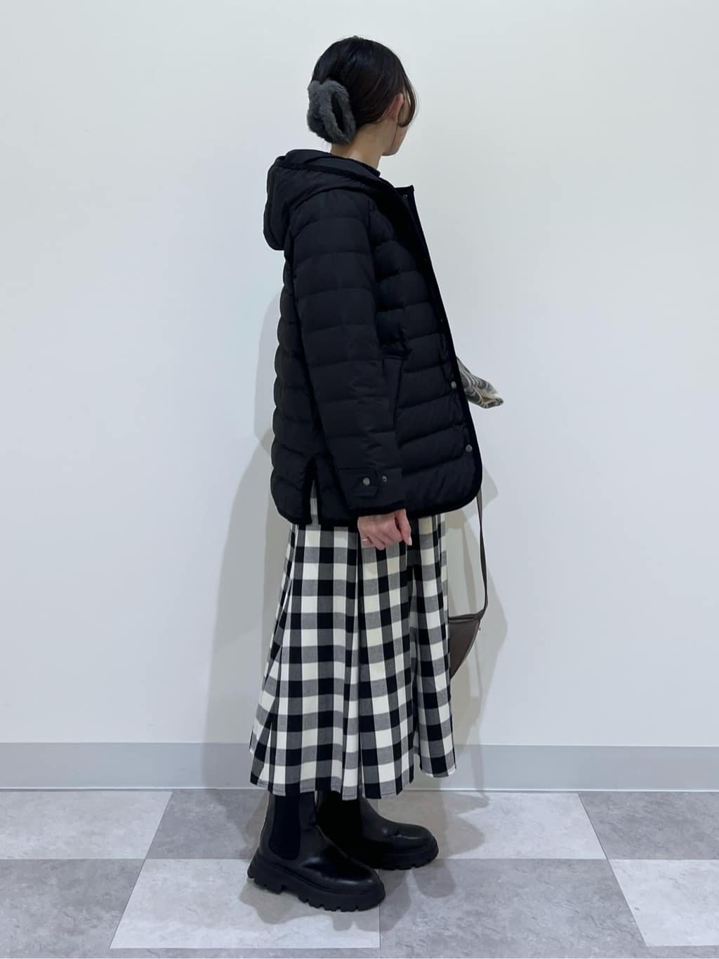 canaさんの「Dessin｜【撥水・2WAY】ミュラーダウンコートミドル丈」を使ったコーディネート