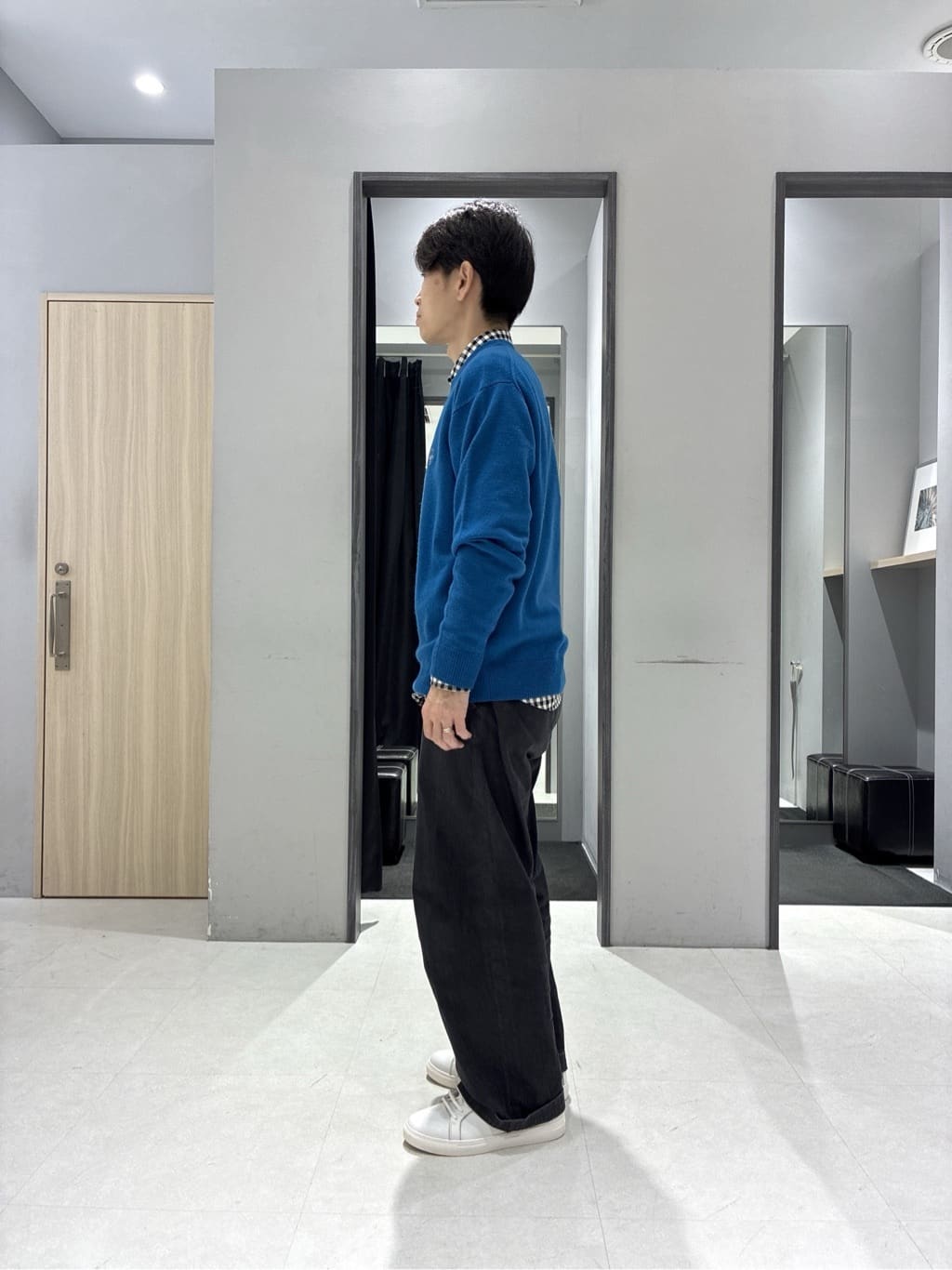 わいずみさんの「TAKEO KIKUCHI｜【JUST ONE LAYER】ダウンファブリック ジップアップ フード ブルゾン」を使ったコーディネート