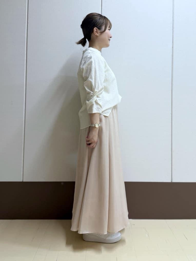Rikoさんの「INDIVI｜【UVケア／吸汗速乾】スリーブデザインブラウス」を使ったコーディネート