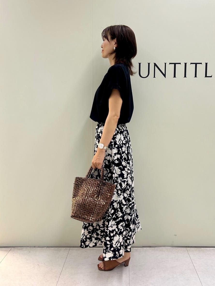 Mikiさんの「UNTITLED｜メタリックメッシュトート」を使ったコーディネート