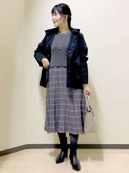  beni_gingerさんの「Reflect｜【すっきり見え／フード取り外し可／通勤におすすめ◎】ライティアウター」を使ったコーディネート