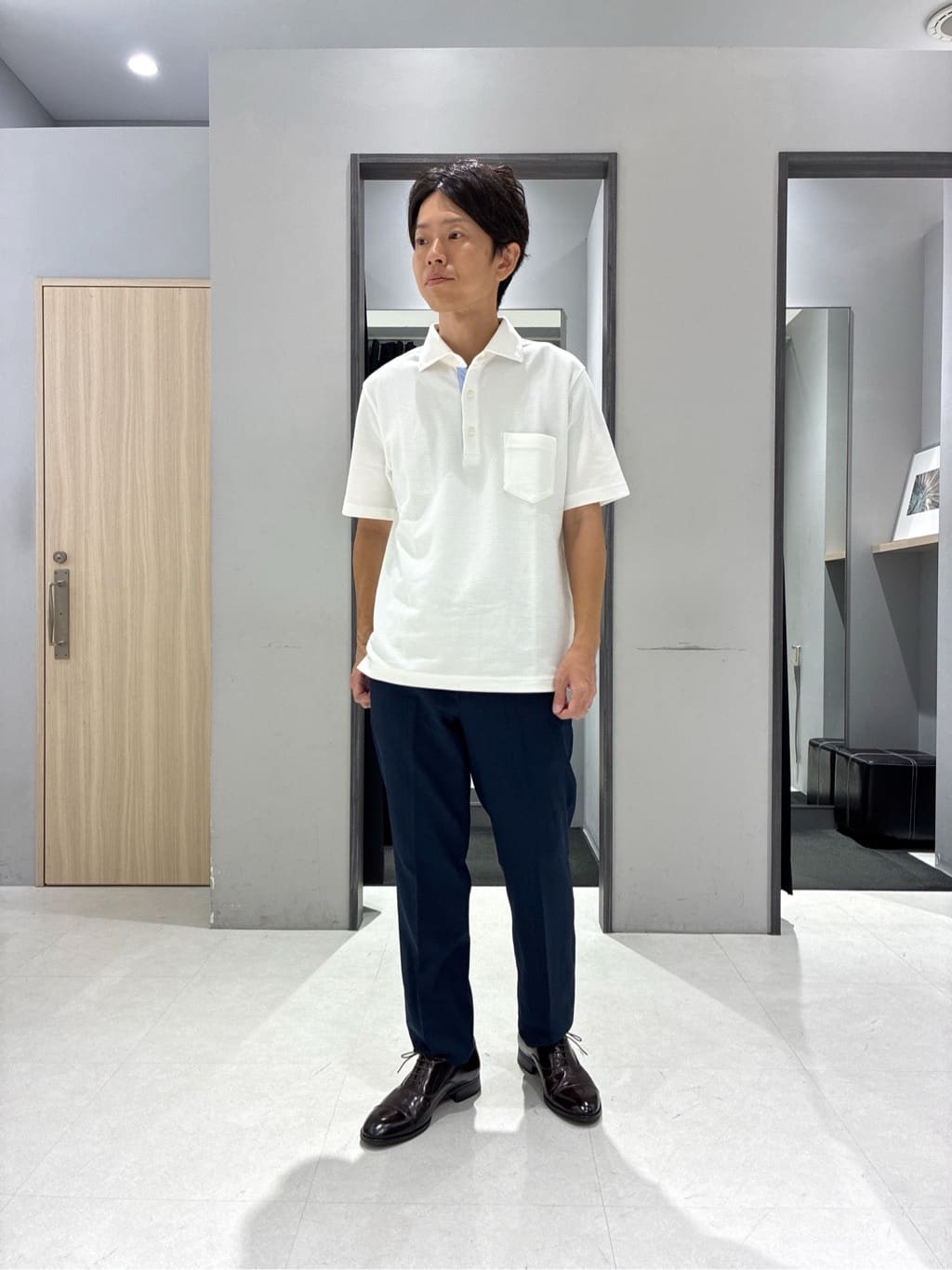 わいずみさんの「TAKEO KIKUCHI｜【COOL CITY WEAR】アーバンクール ジャケット /接触冷感・吸水速乾」を使ったコーディネート
