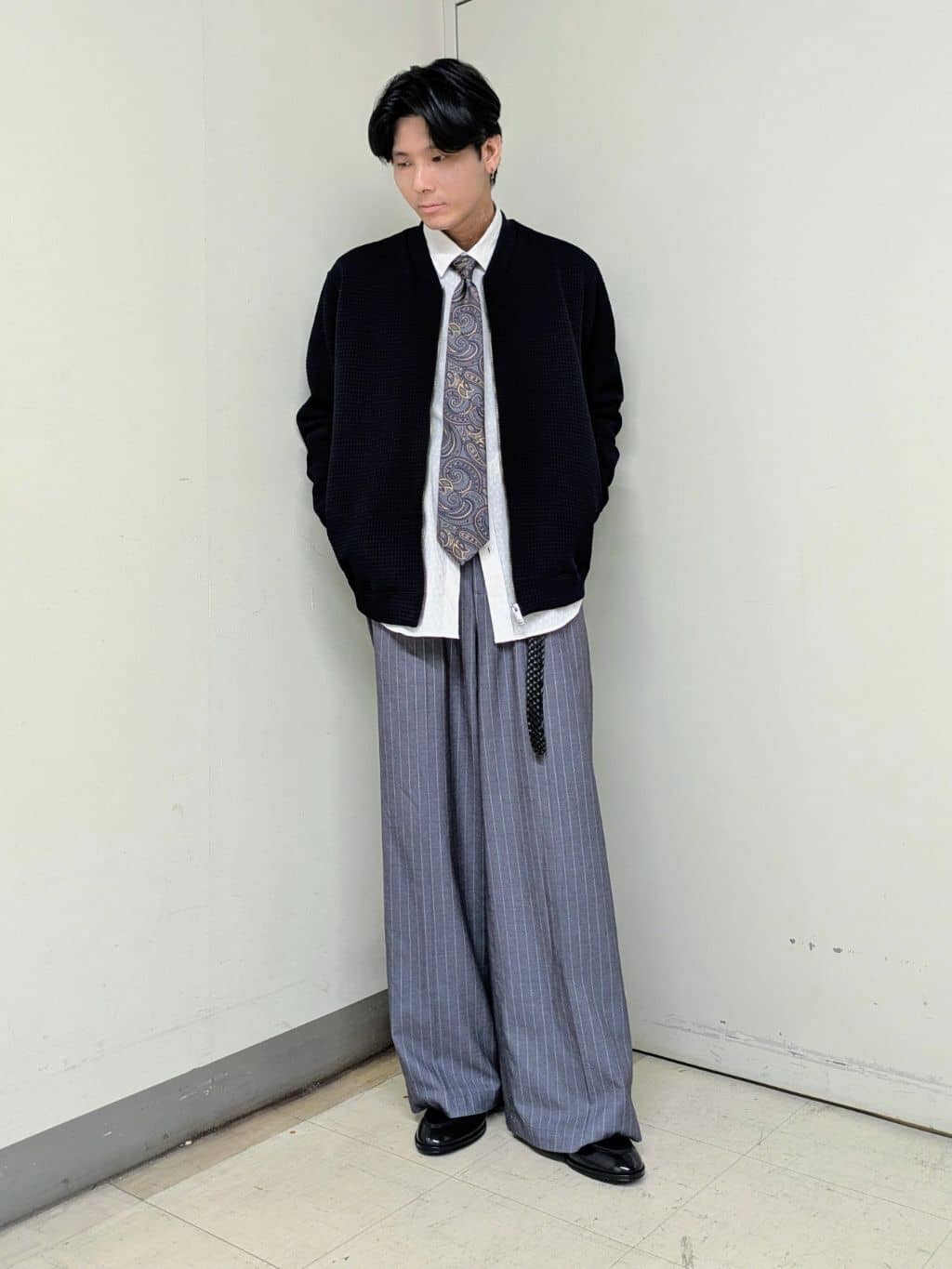 ryoさんの「TAKEO KIKUCHI｜【Made in JAPAN】播州織 ドビー千鳥シャツ」を使ったコーディネート