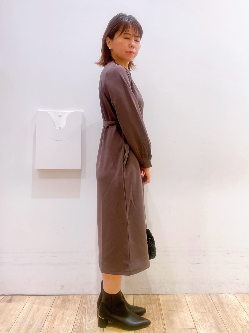 YUKOさんの「index｜【抗菌防臭】レザー調スムースショートブーツ」を使ったコーディネート