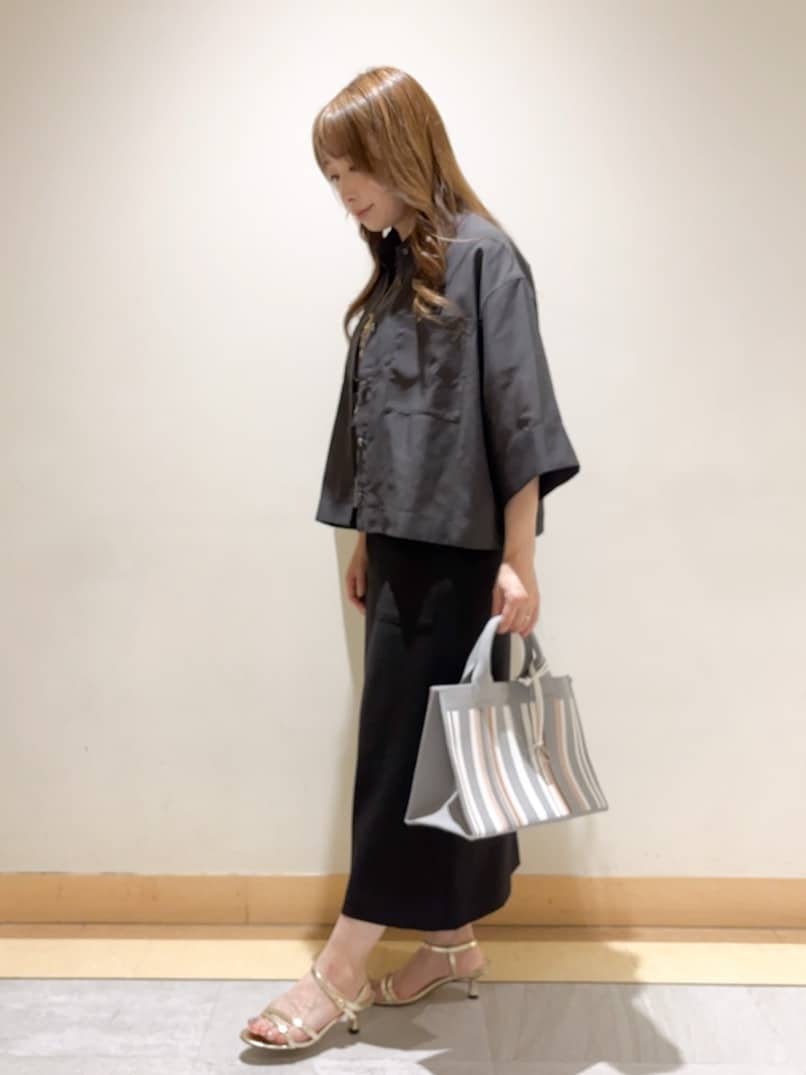 sattoさんの「UNTITLED｜【前開き/洗える】ショート丈シアーシャツ」を使ったコーディネート