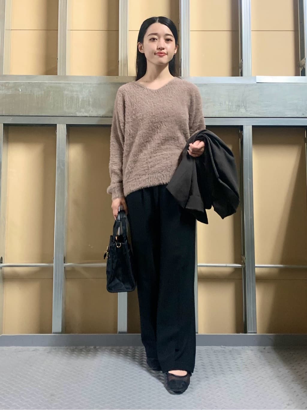 sahoさんの「THE SHOP TK｜【今羽織るなら】ダブルブレストジャケット【セットアップ可/洗える】」を使ったコーディネート