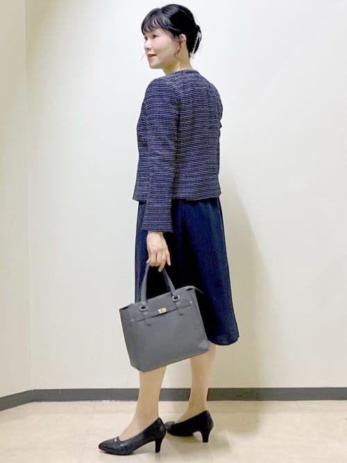  beni_gingerさんの「Reflect｜【SS-4Lサイズ／付属リボン】スリーブデザインジョーゼットワンピース」を使ったコーディネート