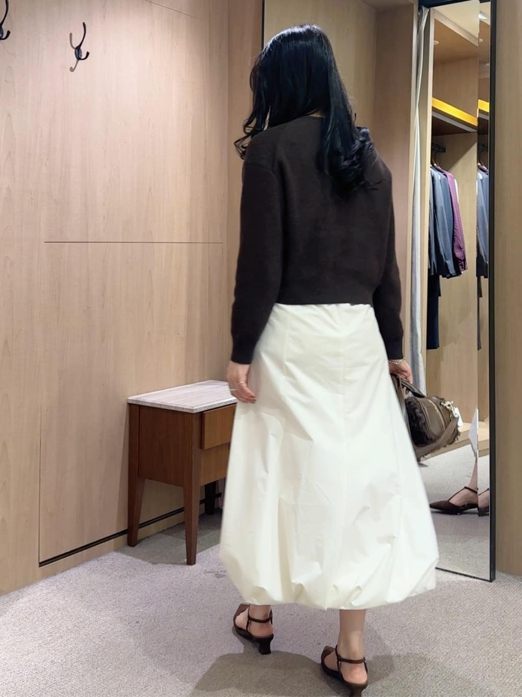 しょんさんの「UNTITLED｜【ゆったりサイズ／着丈短め】ジップニットカーディガン」を使ったコーディネート