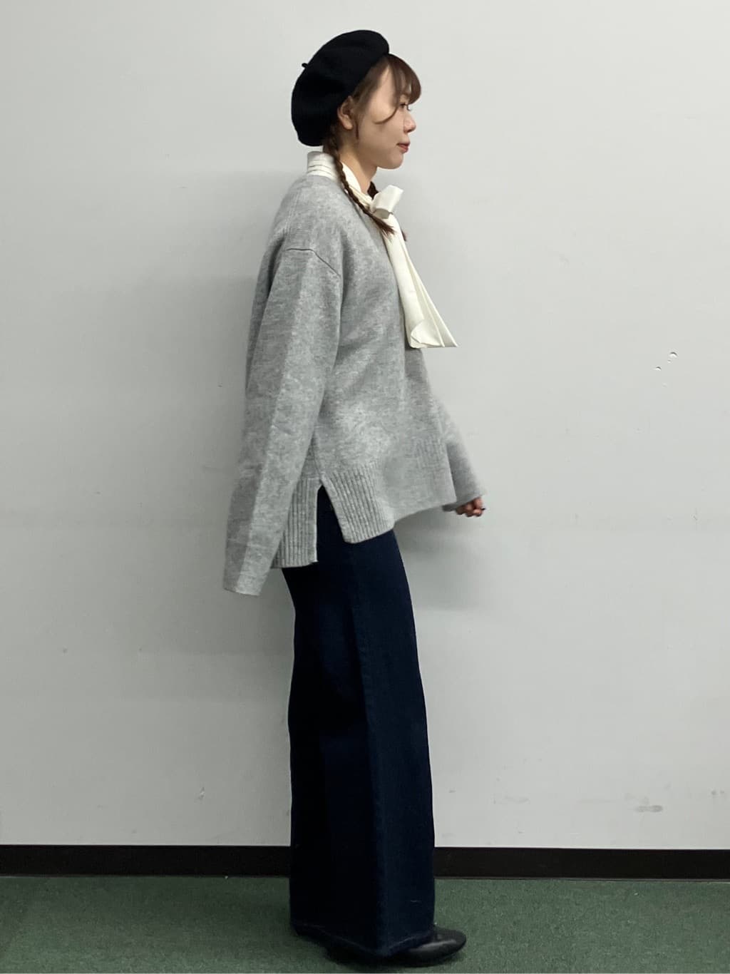 MAYUKIさんの「index｜《丈が選べる》デニムバギーパンツ【洗濯機洗い可】」を使ったコーディネート