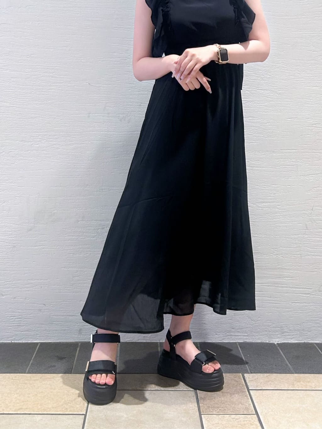 ゆうりさんの「ESPERANZA｜厚底フラットスポサン」を使ったコーディネート