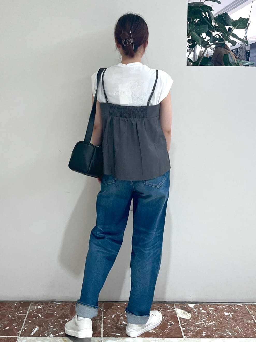 Makinoさんの「Dessin｜【洗える】チュール刺繍Tシャツ」を使ったコーディネート
