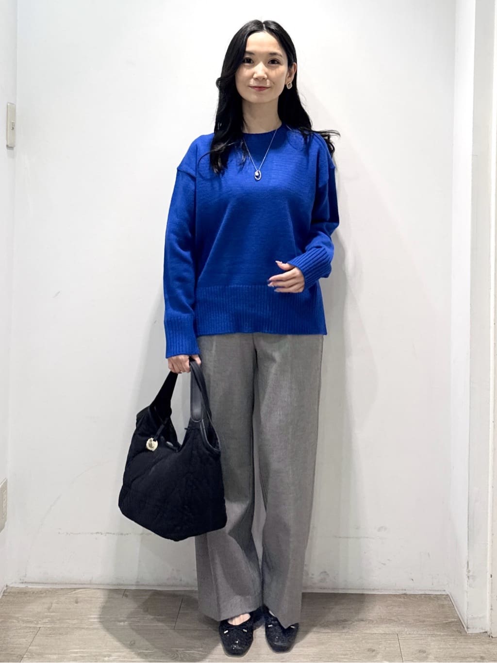 yuicciさんの「OPAQUE.CLIP｜【フェイクファー／キルティング】くり手ミドルトートバッグ」を使ったコーディネート