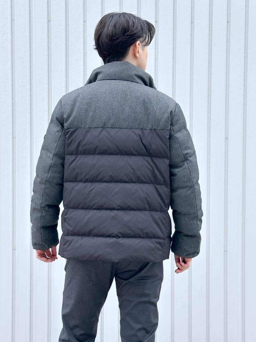 イッシーさんの「TAKEO KIKUCHI｜カラーコンビ ダウンブルゾン」を使ったコーディネート