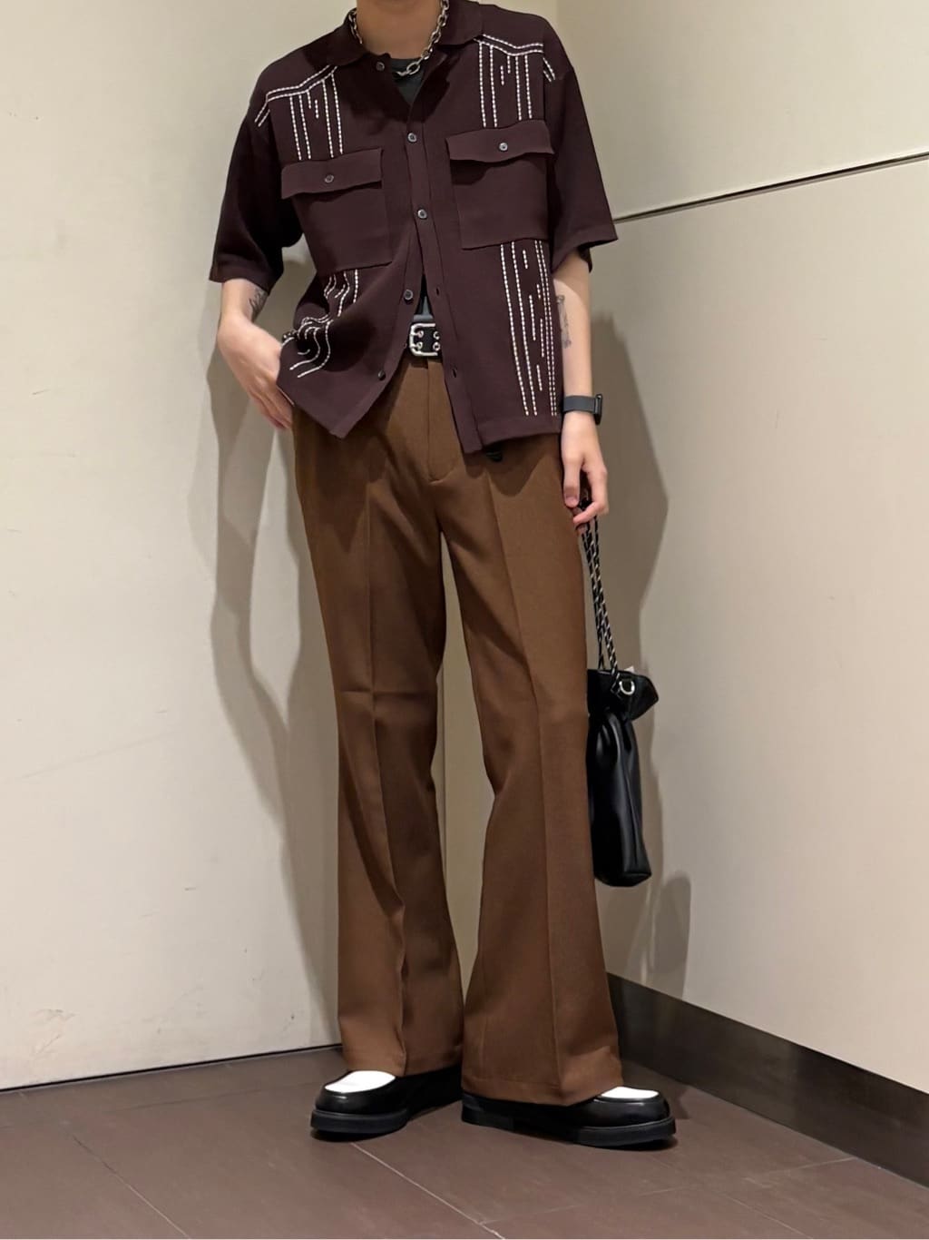Nさんの「tk.TAKEO KIKUCHI｜ウェスタンポロカーディガン」を使ったコーディネート