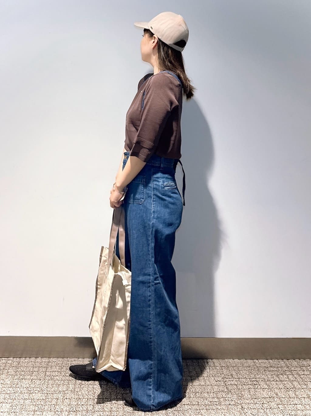 みーさんの「grove｜【Lee&times;grove別注】SAILOR STRAP DENIM」を使ったコーディネート