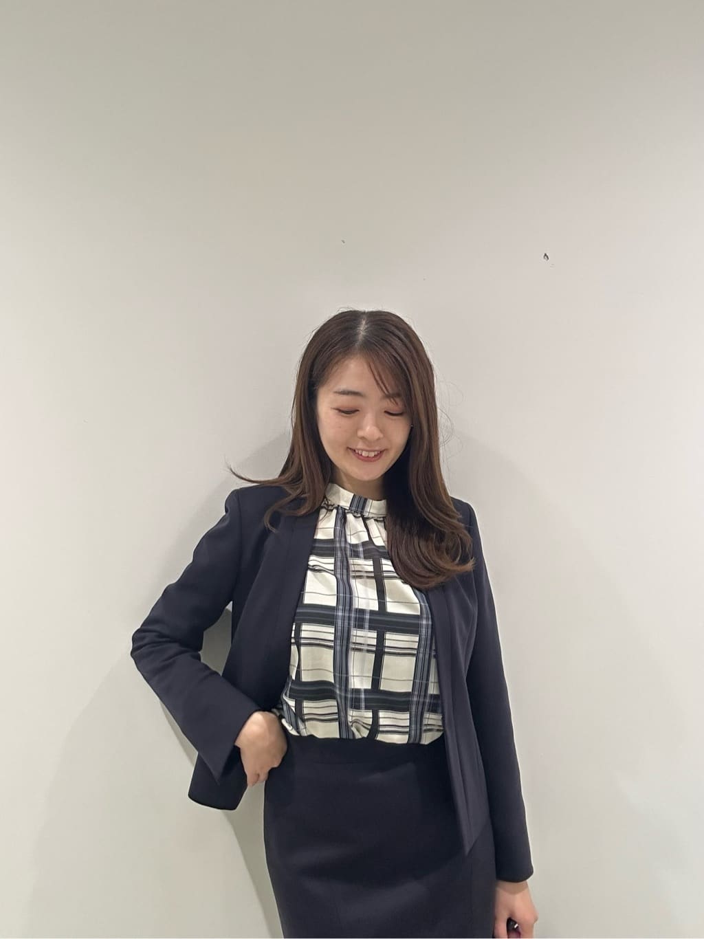 hayaseさんの「COUP DE CHANCE｜◆【日本製／セットアップ可】ジャージ素材のカラーレスジャケット」を使ったコーディネート