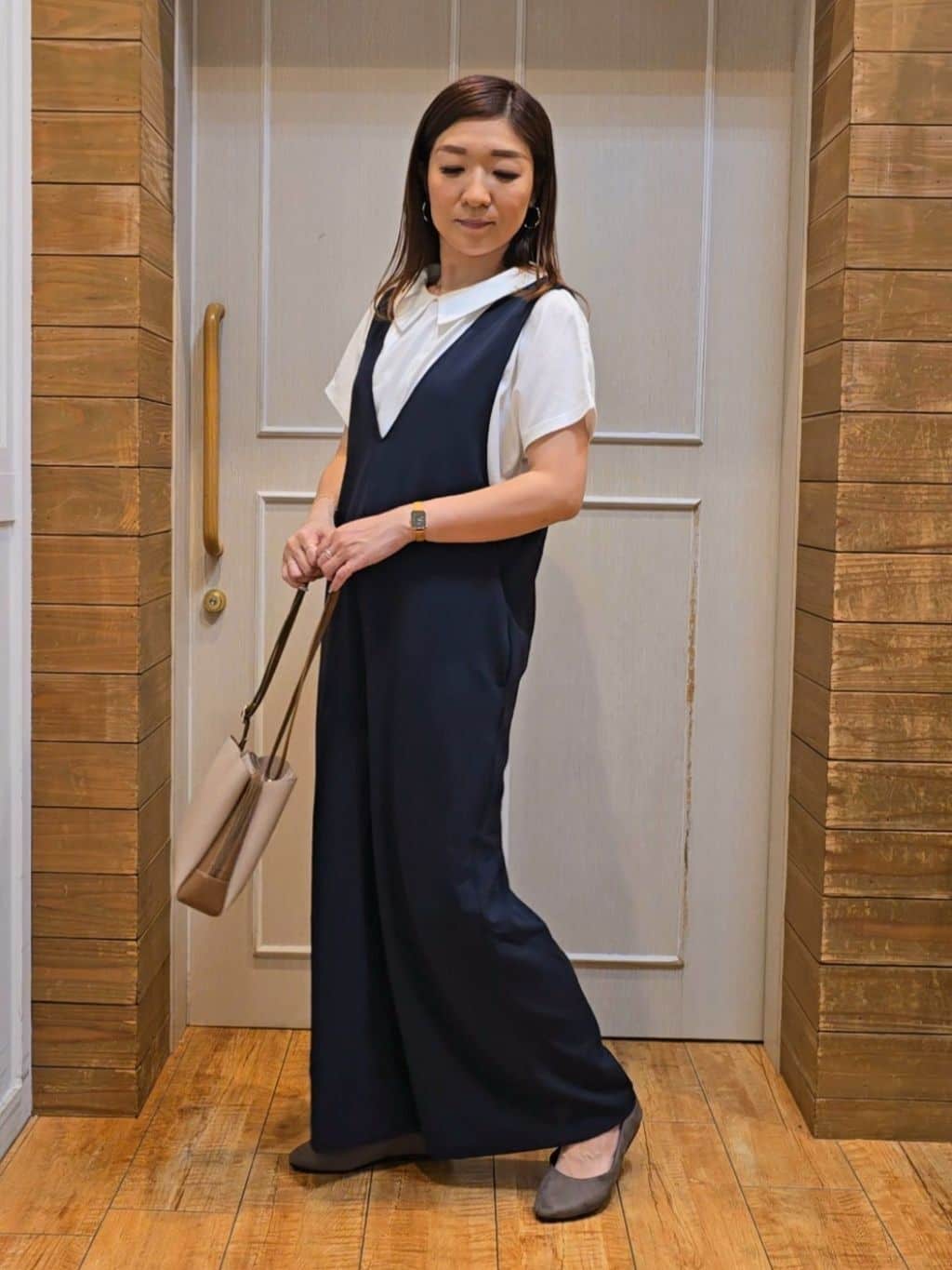 きららさんの「SHOO･LA･RUE｜ラクチン フラットパンプス」を使ったコーディネート