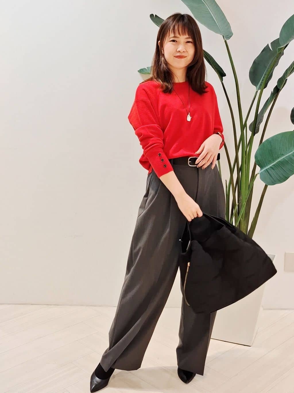 YuKaRiさんの「UNTITLED｜【アンサンブル可/洗える】ウールミラノリブニット」を使ったコーディネート