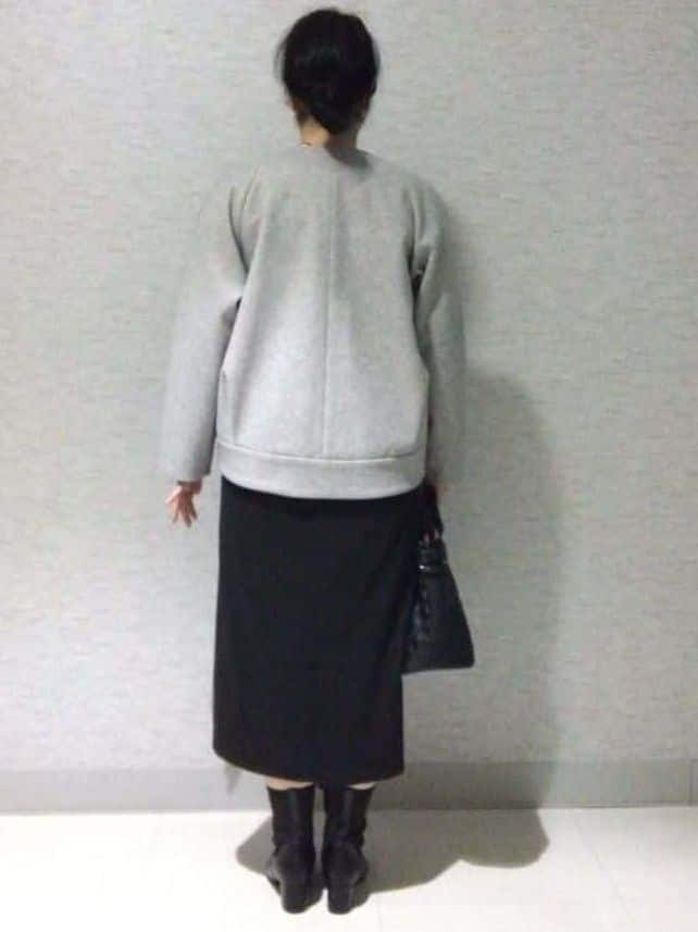 sakoさんの「Reflect｜【ゆったりシルエット】ジャージメルトンコクーンジャケット」を使ったコーディネート