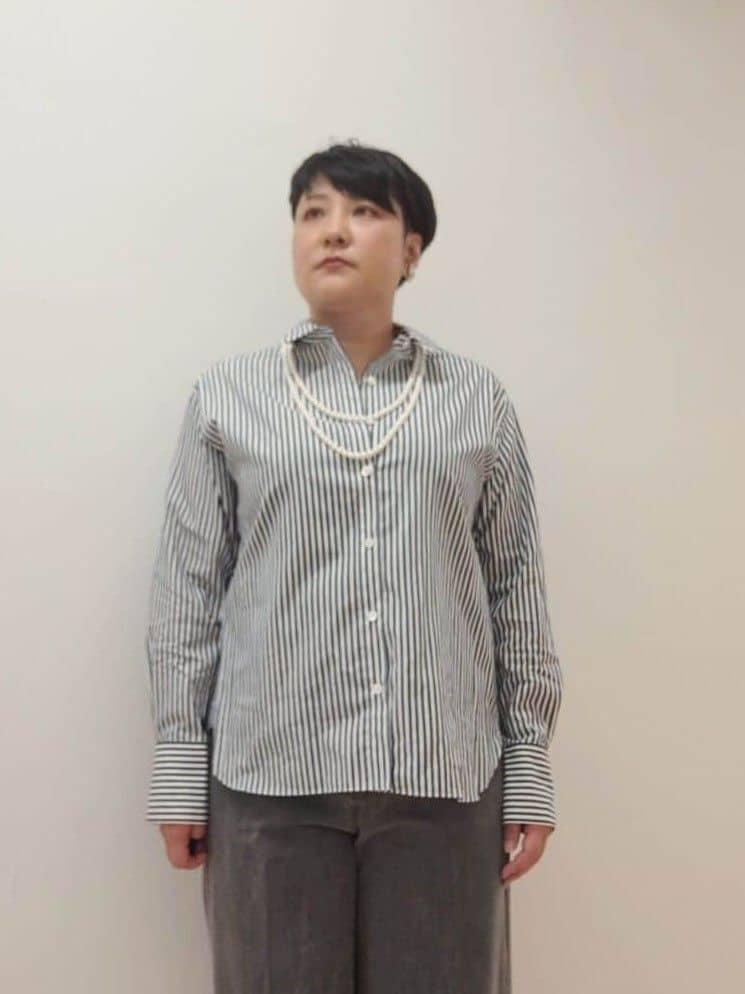 ますこさんの「UNTITLED｜【アンサンブル可/薄手】ベーシッククルーネックカーディガン」を使ったコーディネート