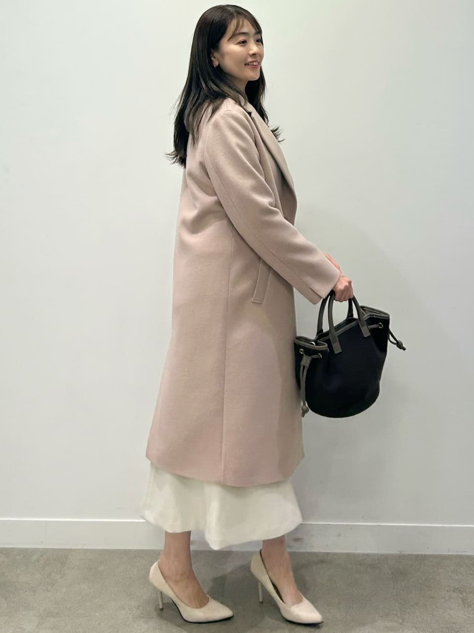 hayaseさんの「COUP DE CHANCE｜【日本製】チェスター風コート」を使ったコーディネート