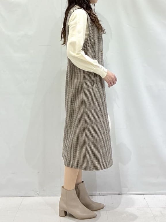 komaさんの「OPAQUE.CLIP｜【抗菌防臭】レザー調スムースショートブーツ」を使ったコーディネート