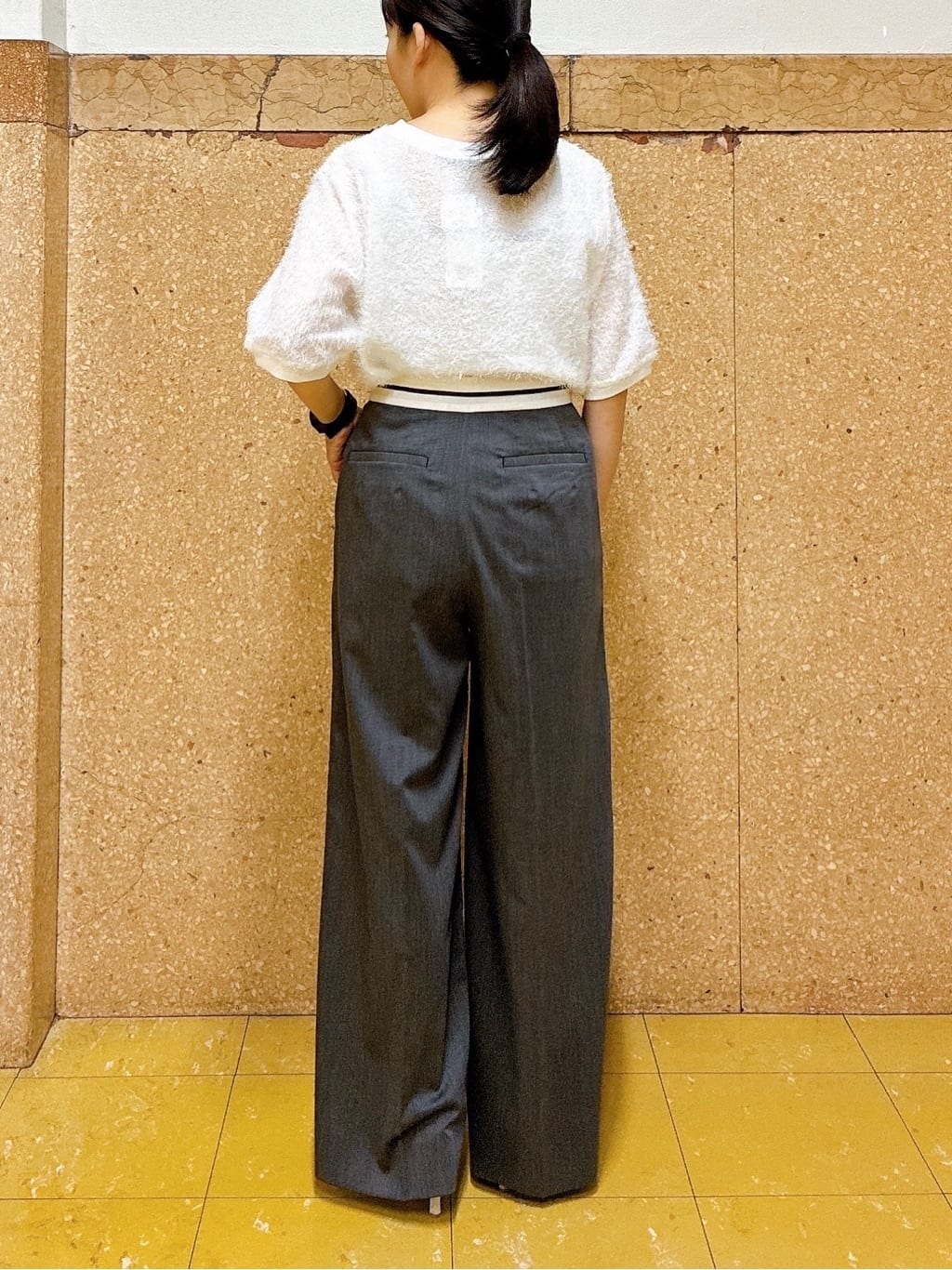 hattoriさんの「INDIVI｜ヘアリージャカードトップス」を使ったコーディネート