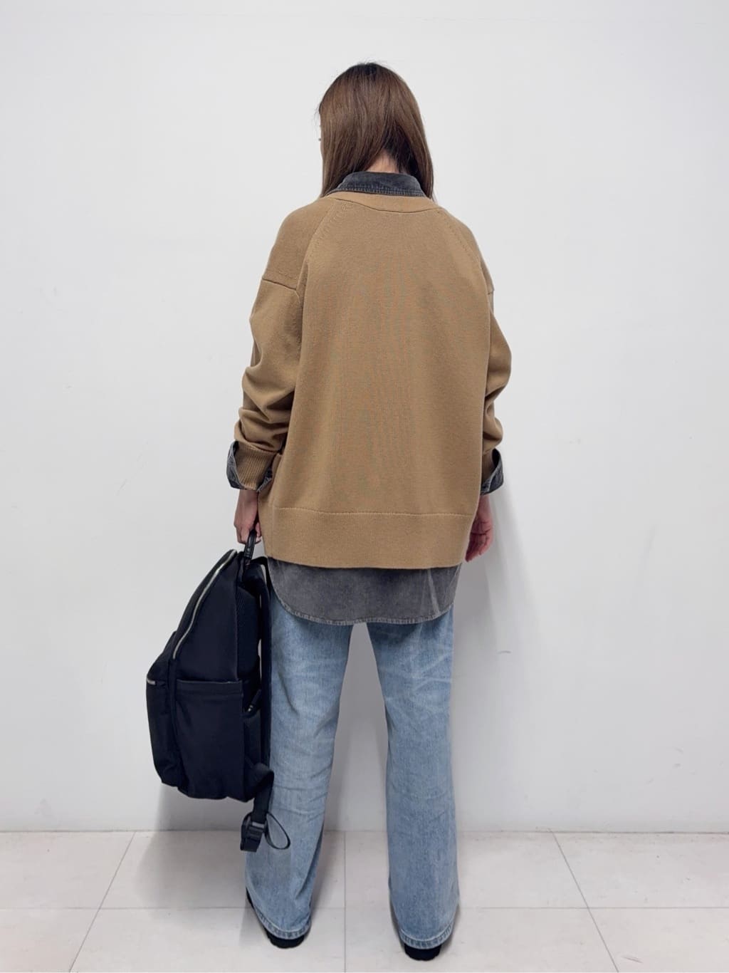 Nishijimaさんの「DRESSTERIOR｜レタードニットカーディガン」を使ったコーディネート