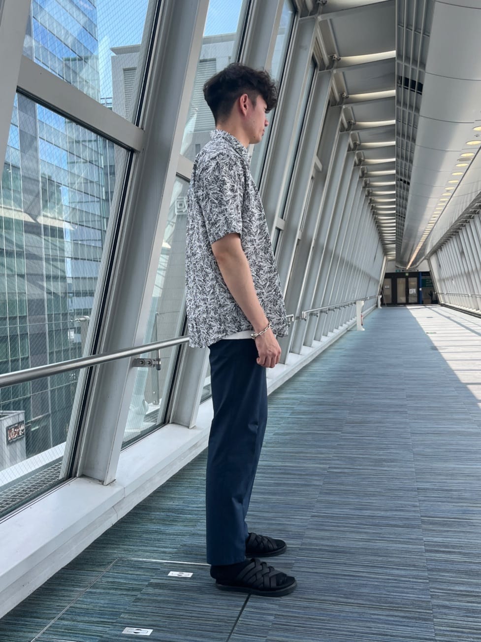 Tsubasaさんの「TAKEO KIKUCHI｜【抗菌防臭】COOL DOTS（R）ドビープリント パンツ」を使ったコーディネート