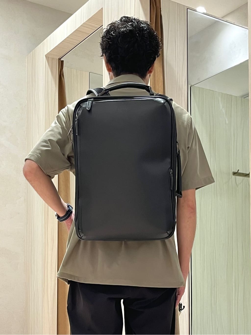 URAさんの「TAKEO KIKUCHI｜【COOL CITY WEAR】エアートール オープンカラーシャツ /接触冷感・通気性」を使ったコーディネート