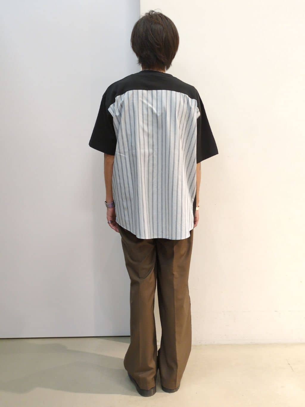 takeさんの「THE SHOP TK｜エシカルブロード切替Tシャツ 洗濯機OK」を使ったコーディネート