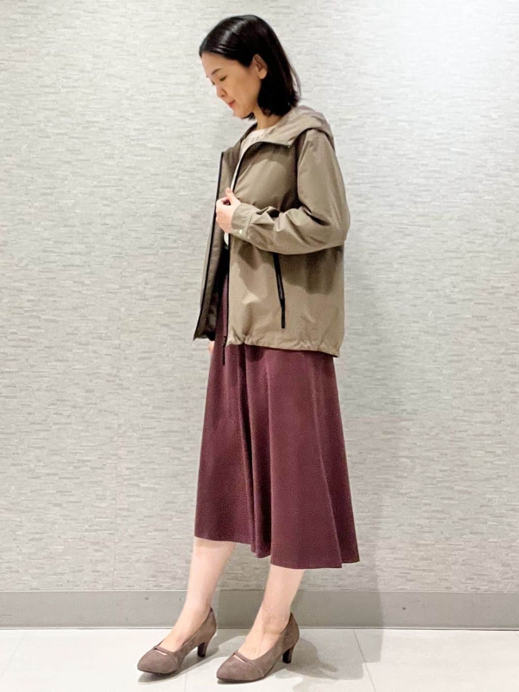 marikoさんの「Reflect｜【ライトアウター／キレイ見え／気軽な羽織に◎】スポーティライトアウター」を使ったコーディネート