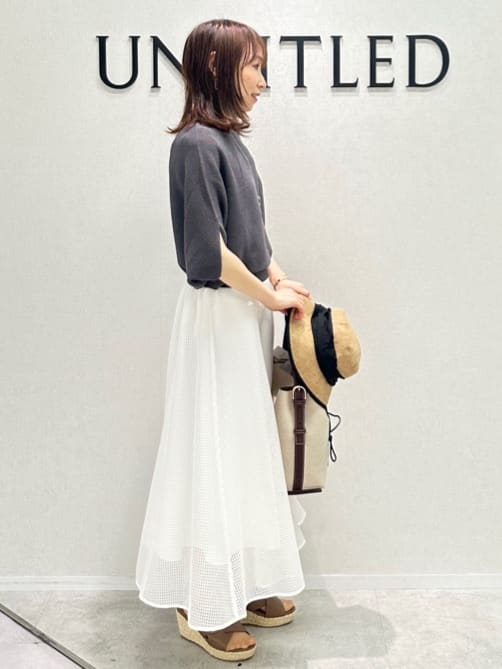 Miwaさんの「UNTITLED｜【スクエアインナー】コットンタンクトップ」を使ったコーディネート