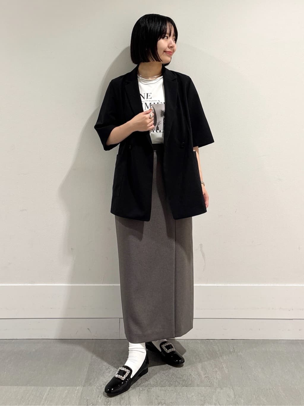 モエカさんの「UNTITLED｜【ロゴT/プリントT】グラフィックTシャツ」を使ったコーディネート