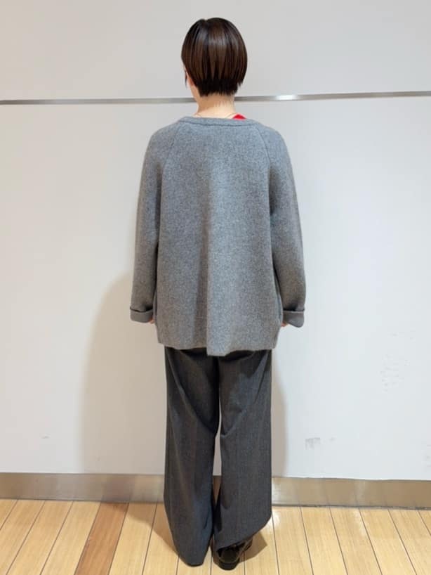 あやさんの「UNTITLED｜【アンサンブル可/洗える/ウール100%】クルーネックウールニット」を使ったコーディネート