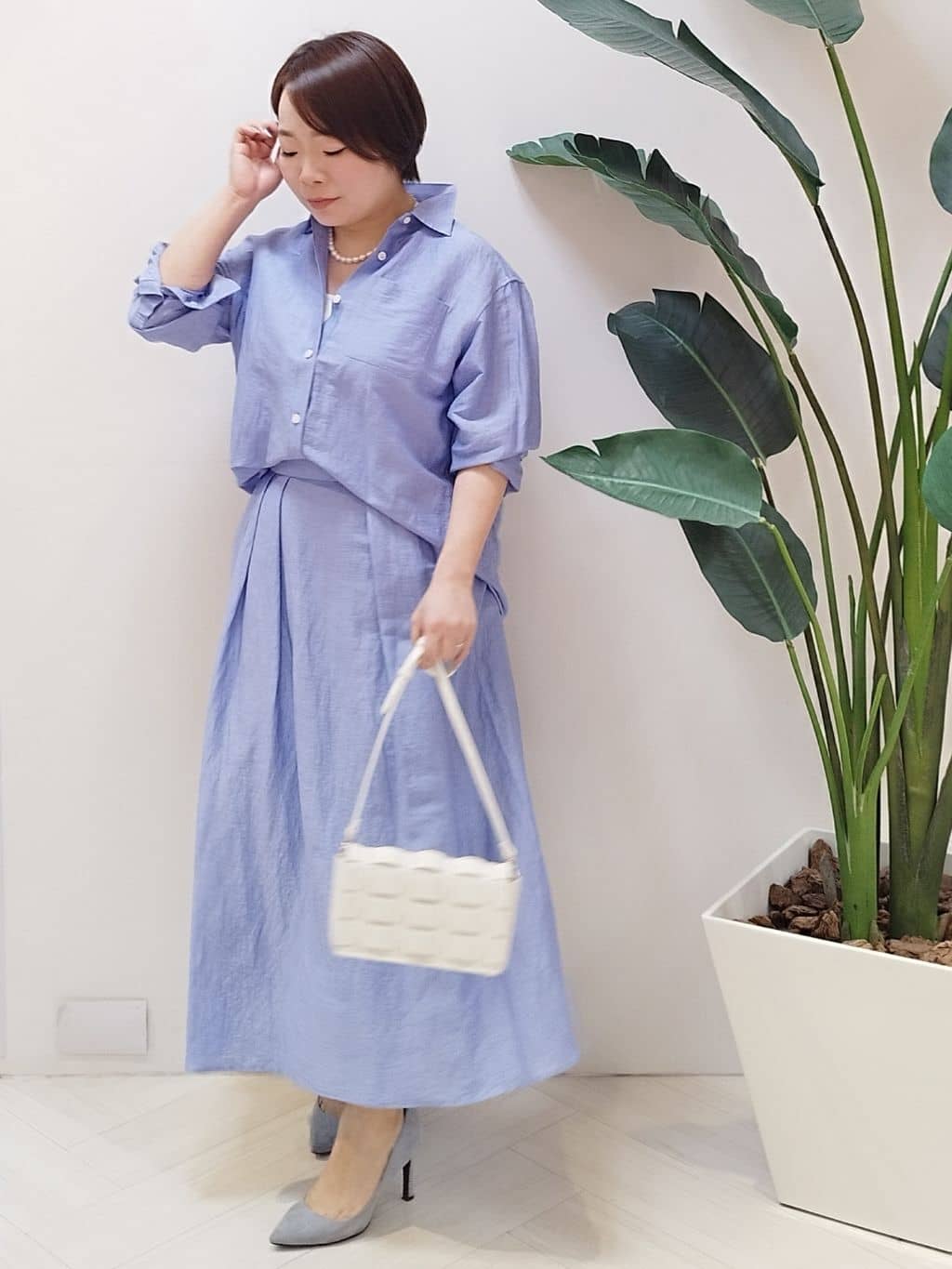 s u g iさんの「UNTITLED｜コットンテレコタンクトップ」を使ったコーディネート