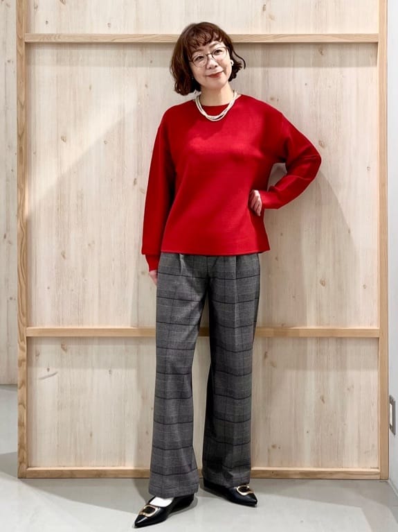 nakoさんの「THE SHOP TK｜前後で印象が変わる ドッキングノーカラージャケット」を使ったコーディネート