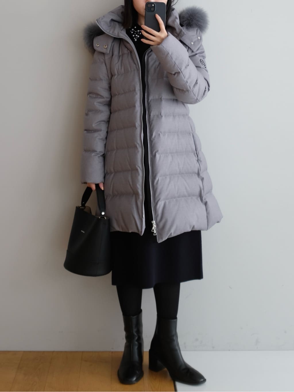 Kishimotoさんの「DRESSTERIOR｜◆ショートブーツ」を使ったコーディネート