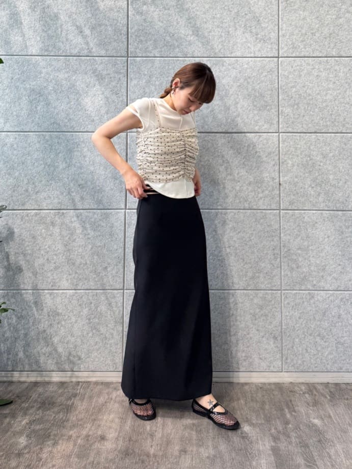 designer yukaさんの「CODE A｜compact edge tee」を使ったコーディネート