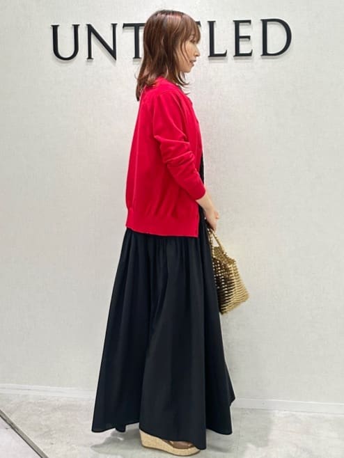 Miwaさんの「UNTITLED｜ライトダブルリングネックレス」を使ったコーディネート