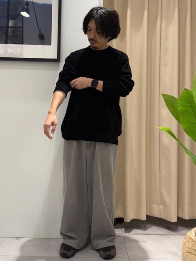 はさんの「THE SHOP TK｜【触れるたびに心地良い】ライトモールニット　洗濯機OK/ユニセックスでおすすめ！」を使ったコーディネート
