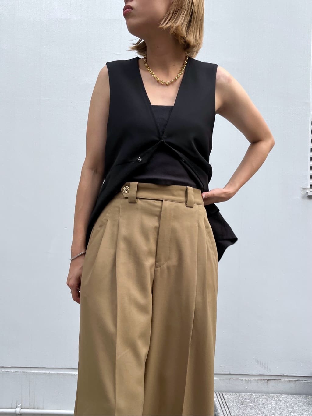 Harukaさんの「INDIVI｜Timeless｜モードスラックス」を使ったコーディネート