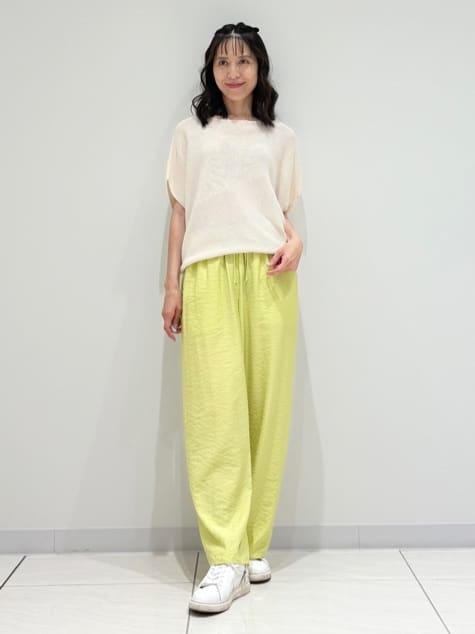 kayoさんの「INDIVI｜【洗える／清涼感】コクーンシルエットニット」を使ったコーディネート