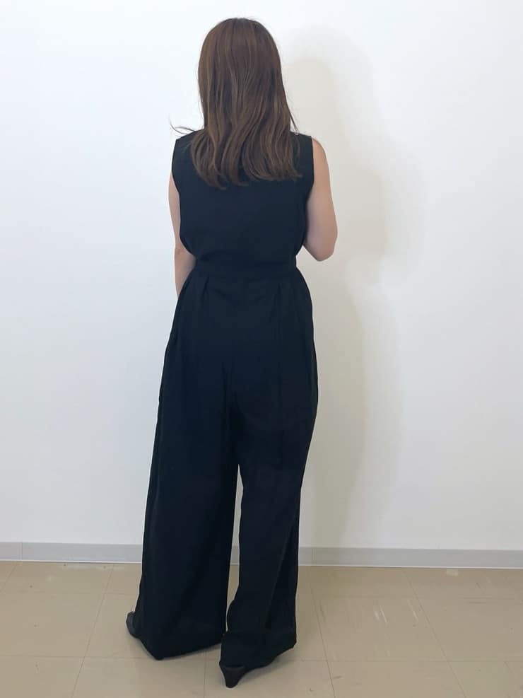 Akiさんの「OPAQUE.CLIP｜《Can Cam掲載》麻混ベルト付きオールインワン【洗濯機洗い可】」を使ったコーディネート
