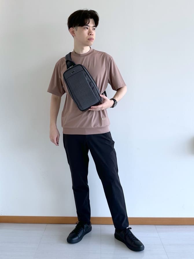 イッシーさんの「TAKEO KIKUCHI｜【COOL CITY WEAR】DotAir（R）サッカー シャツ」を使ったコーディネート